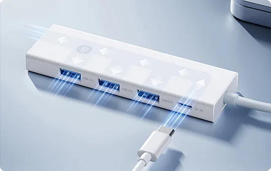 HUB 4 in 1 Xiaomi Four-in-One Double-Head Splitter (BHR9450CN)