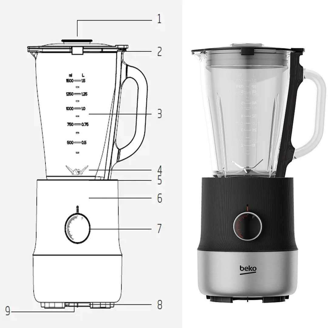 Блендеры Beko TBN 81808 BX