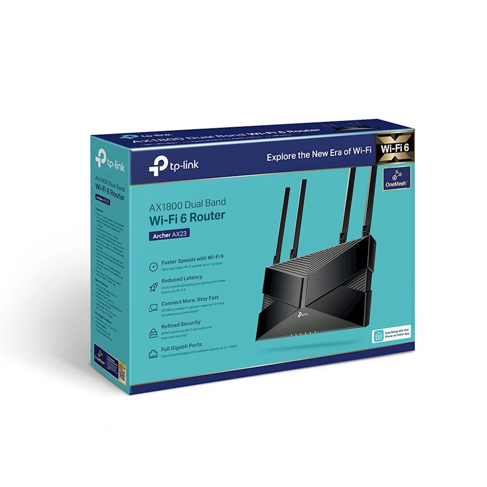 Роутер TP-Link - ARCHER AX23 (двухдиапазонный маршрутизатор Wi-Fi 6 AX1800)