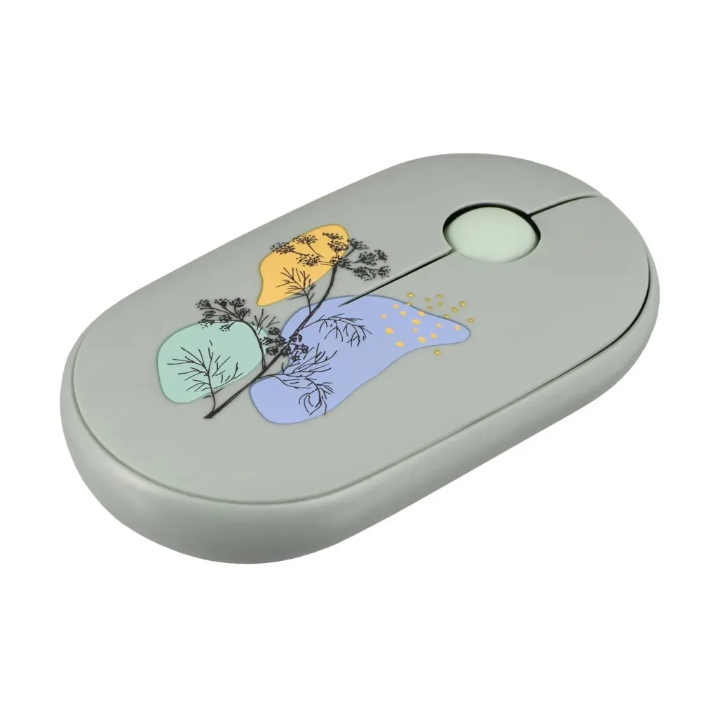 Mouse 2E MF300 FLORA Dill Silent WL BT Зеленый