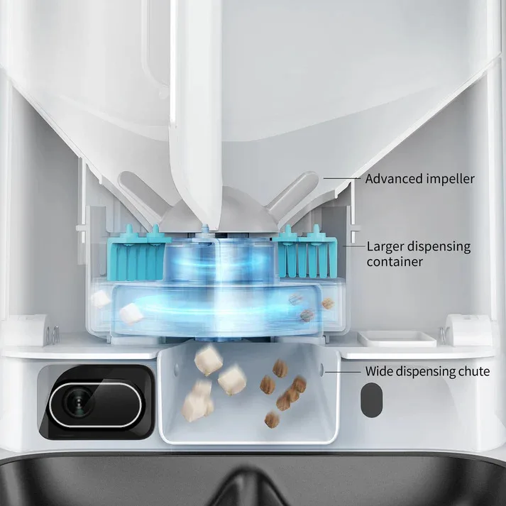 Petkit Yumshare Dual Hopper with Camera Smart Pet Feeder