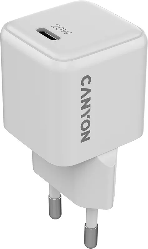 Adapter Başlığı Canyon CU20C GaN 20W 1xPD EU White