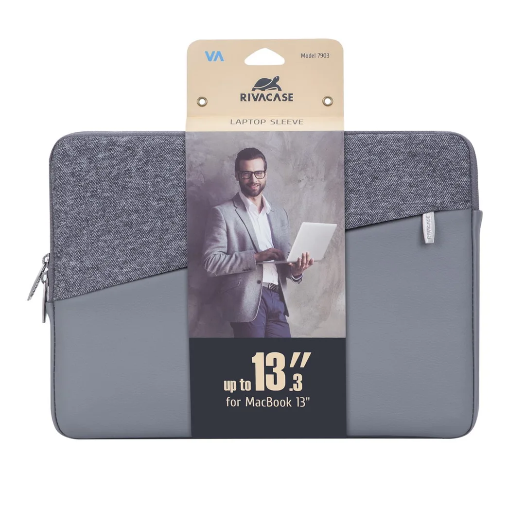 Çanta Rivacase 7903 Grey MacBook Pro and Ultrabook sleeve 13.3"/12