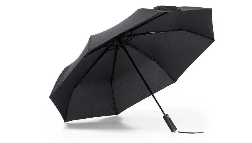 Зонтик Umbrella NINETYGO Folding Reverse Umbrella with LED Light Grey