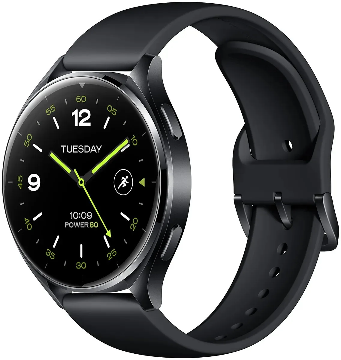 Умные часы Xiaomi Watch 2 Черный корпус с черным ремешком из ТПУ