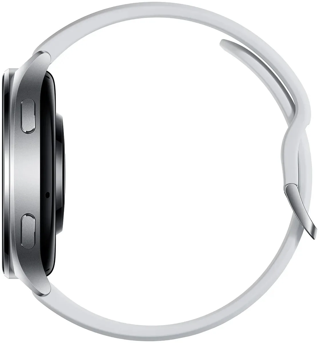 Умные часы Xiaomi Watch 2 Silver Case с серым ремешком из ТПУ