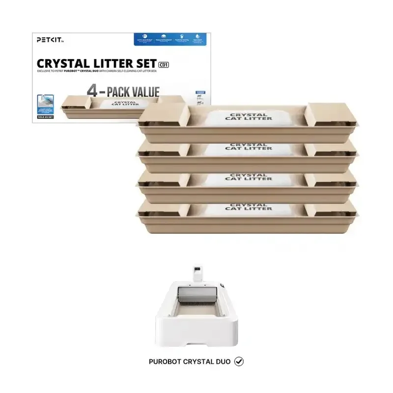 Набор для кошачьего туалета Petkit Crystal Litter Set (C01) Qum