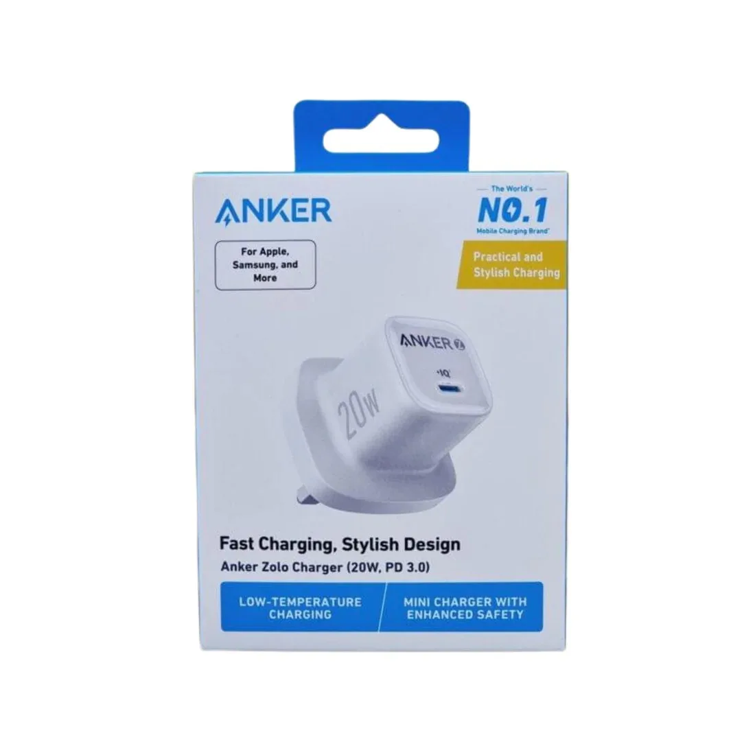 Адаптерная головка Anker Zolo 20W 1C White (A2699K21)
