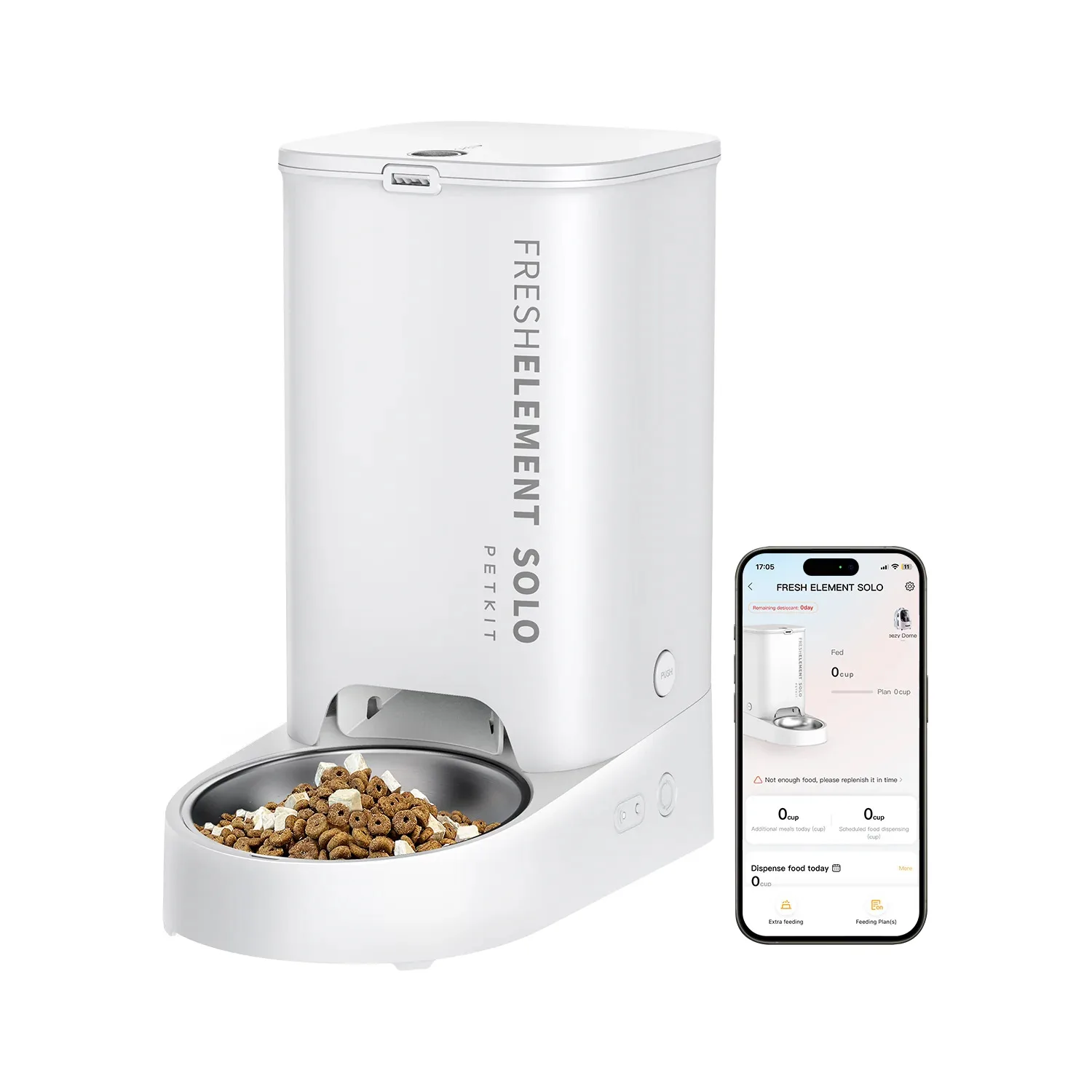 Petkit Yumshare Fresh Element Solo White Smart Pet Feeder