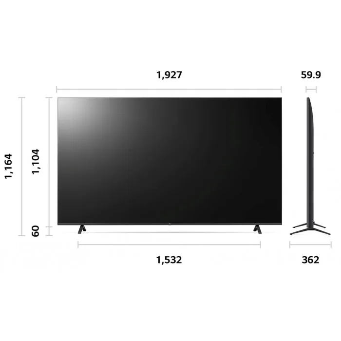 Телевизор LG 86UR78006LB.AMCN