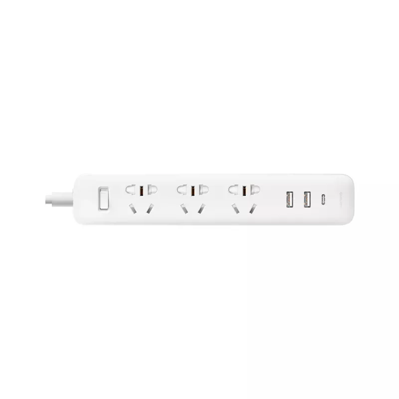 Удлинитель Mi Power Strip с 3 портами USB-2A для быстрой зарядки, белый (BHR6859CN)