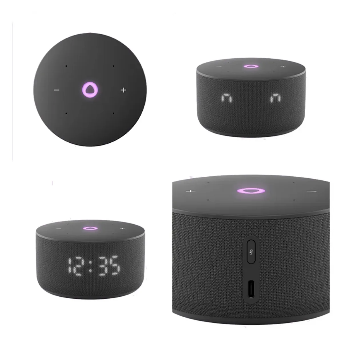 Умная колонка Яндекс Станция Мини 3 Черная (YNDX-00027K)