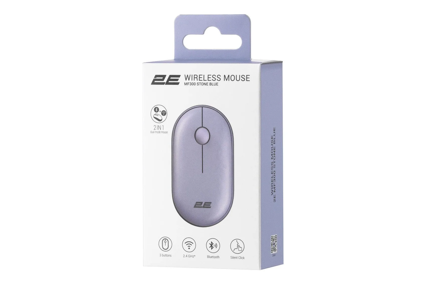 Мышь 2E MF300 Silent WL BT Stone Blue