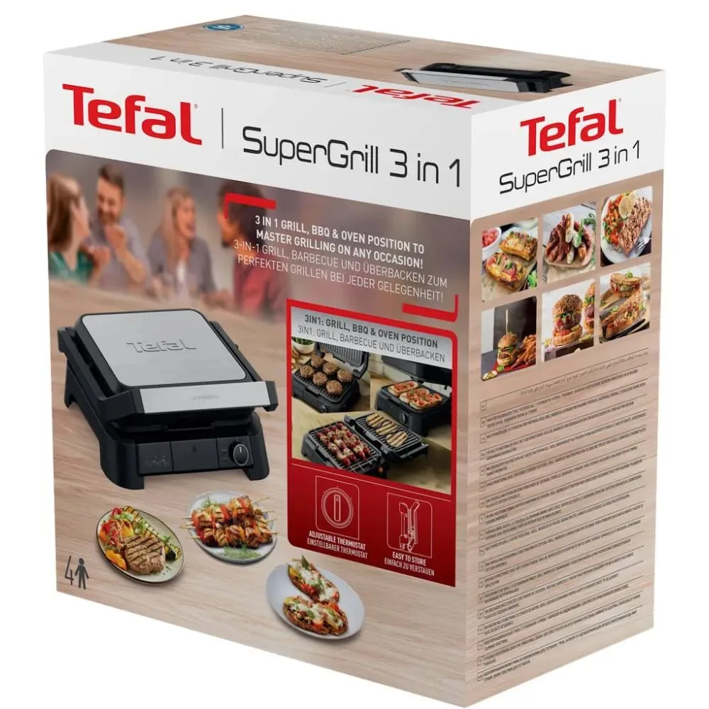 Гриль Tefal Supergrill 3 в 1
