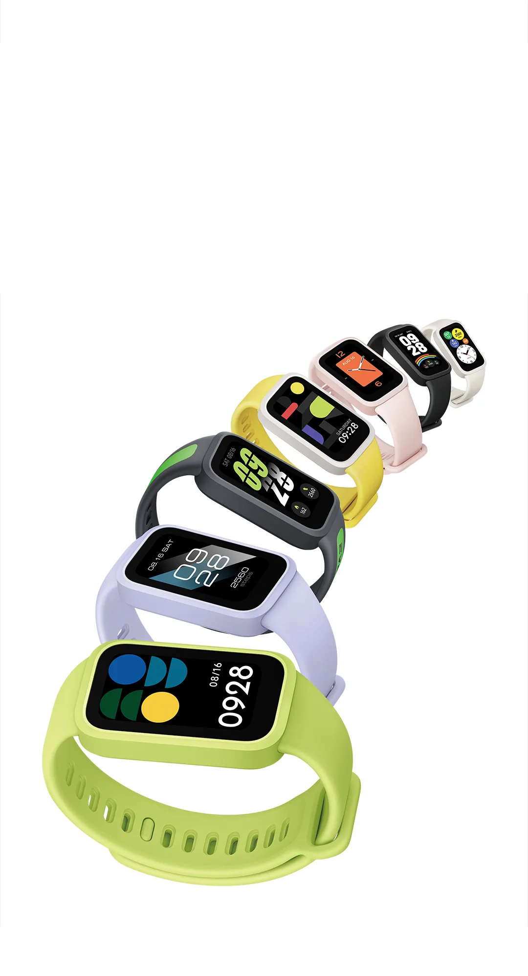 Smart saat Xiaomi Band 9 Active Green (BHR08L1GL)