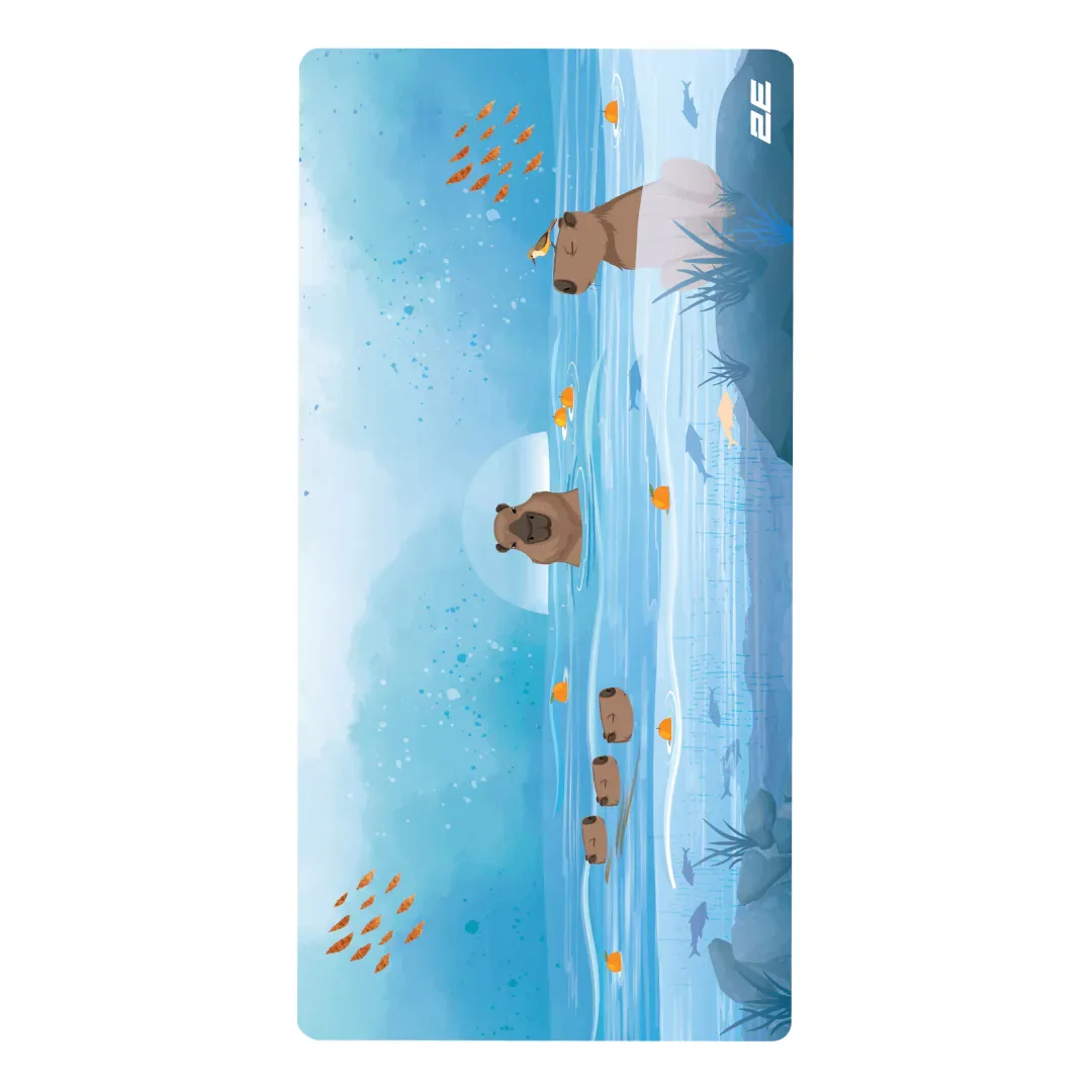 Коврик для мыши 2E Capybarra L Blue (2E-PAD-L-CAPY-BLUE)