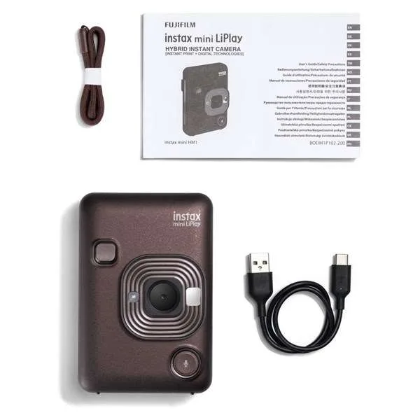 Фотоаппарат Fujifilm Instax Mini Liplay Глубокая бронза