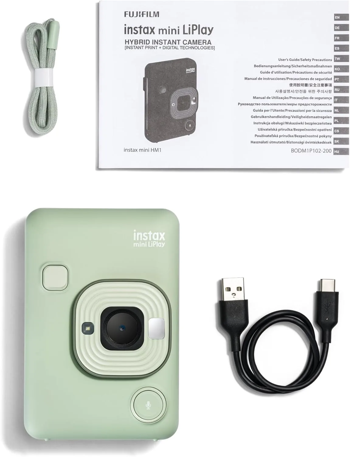 Фотоаппарат Fujifilm Instax Mini Liplay Matcha Green