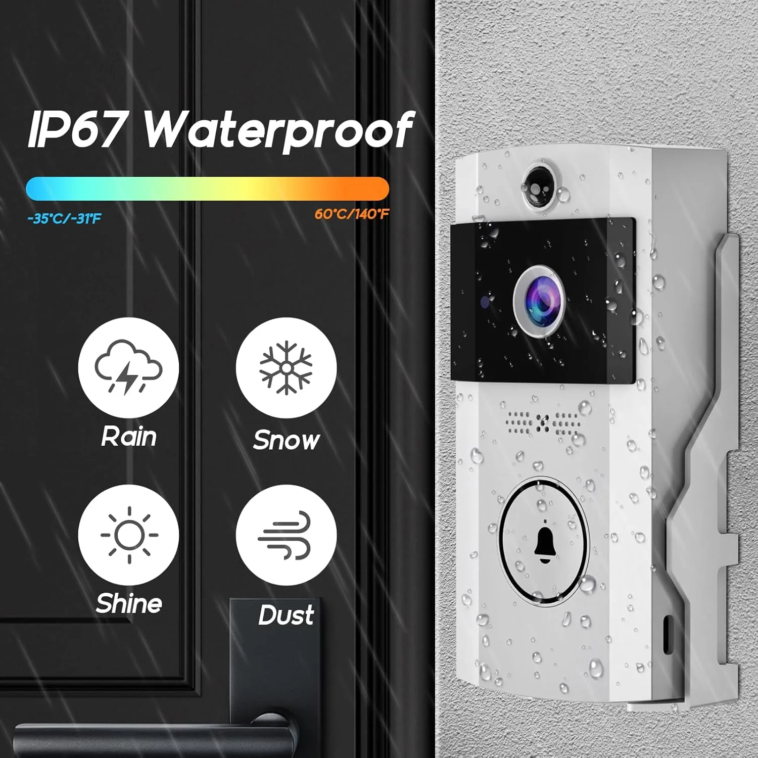 Qapı zəngi U9 Visualizable Smart Doorbell
