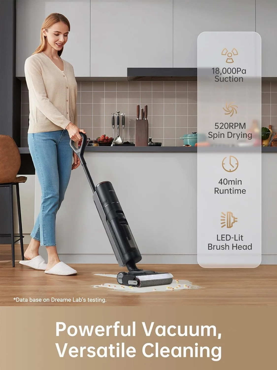 Vertikal tozsoran Dreame H13 Pro wet and dry Vacuum Cleaner