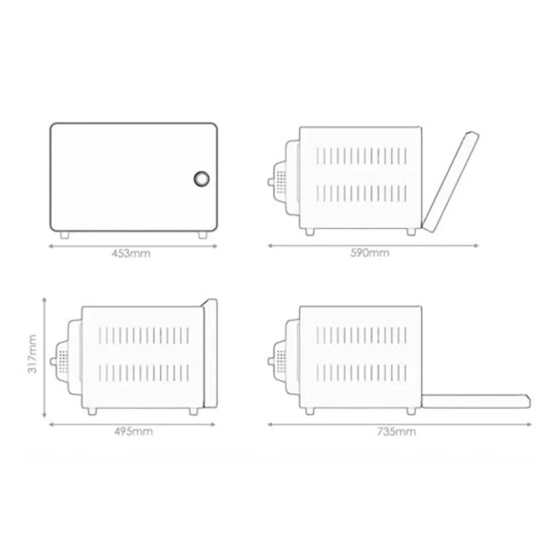 Аэрофритюрница Eurolux EU-AO4880A22DBG