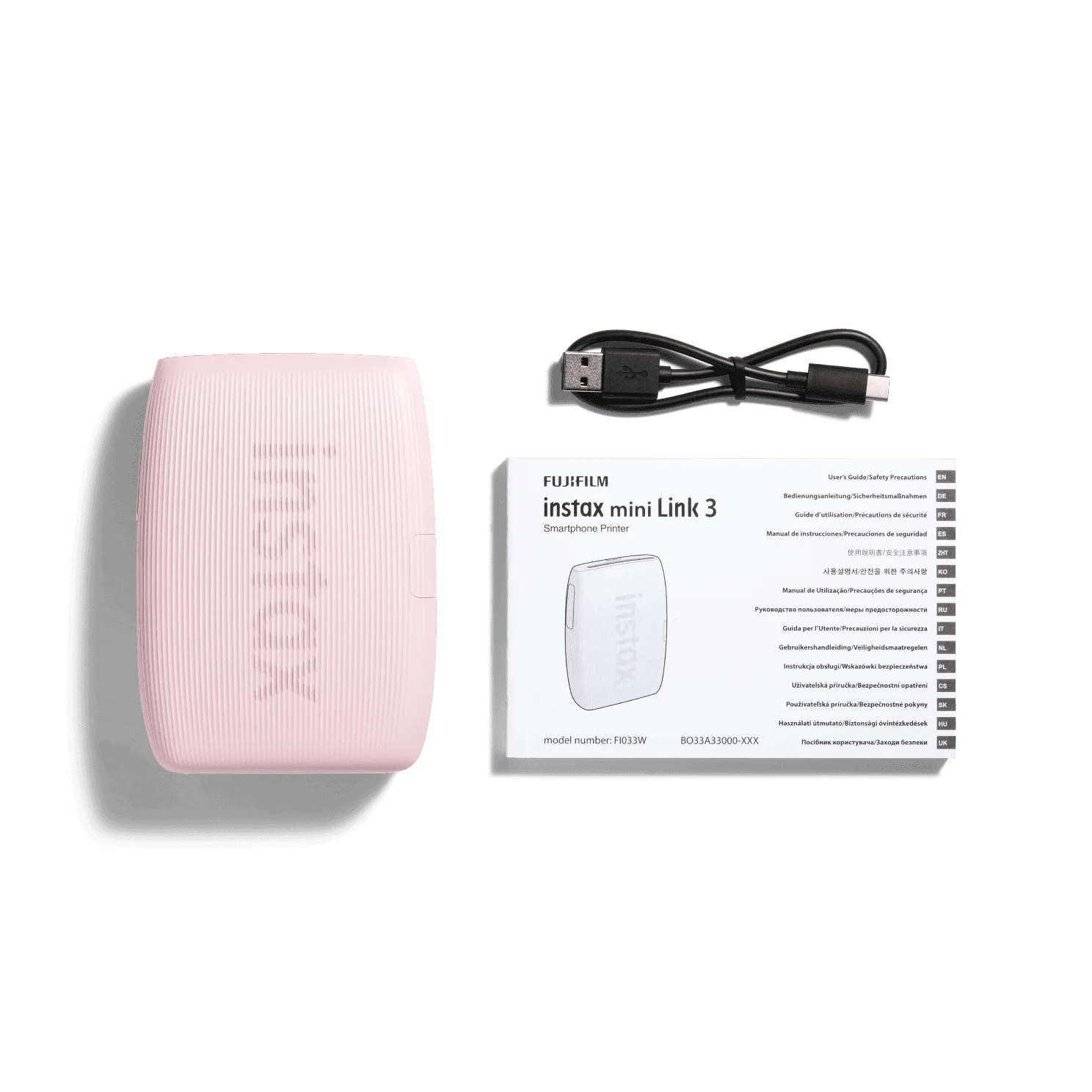 Fotoaparat Fujifilm Instax mini Link3 Pink-Bundle Box