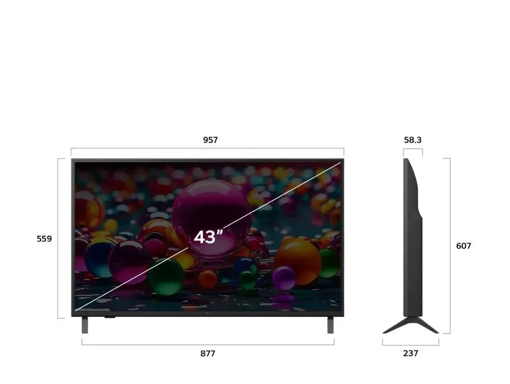 Телевизор LG 43UA75009LA