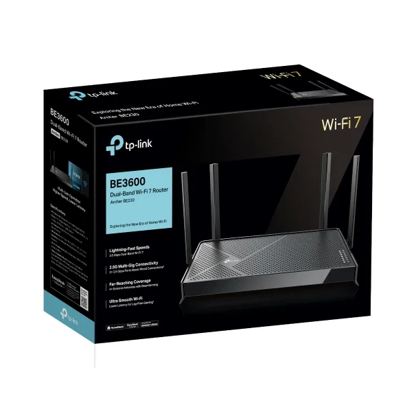 Маршрутизатор TP-Link - Archer BE230 (двухдиапазонный маршрутизатор Wi-Fi 7 BE3600)