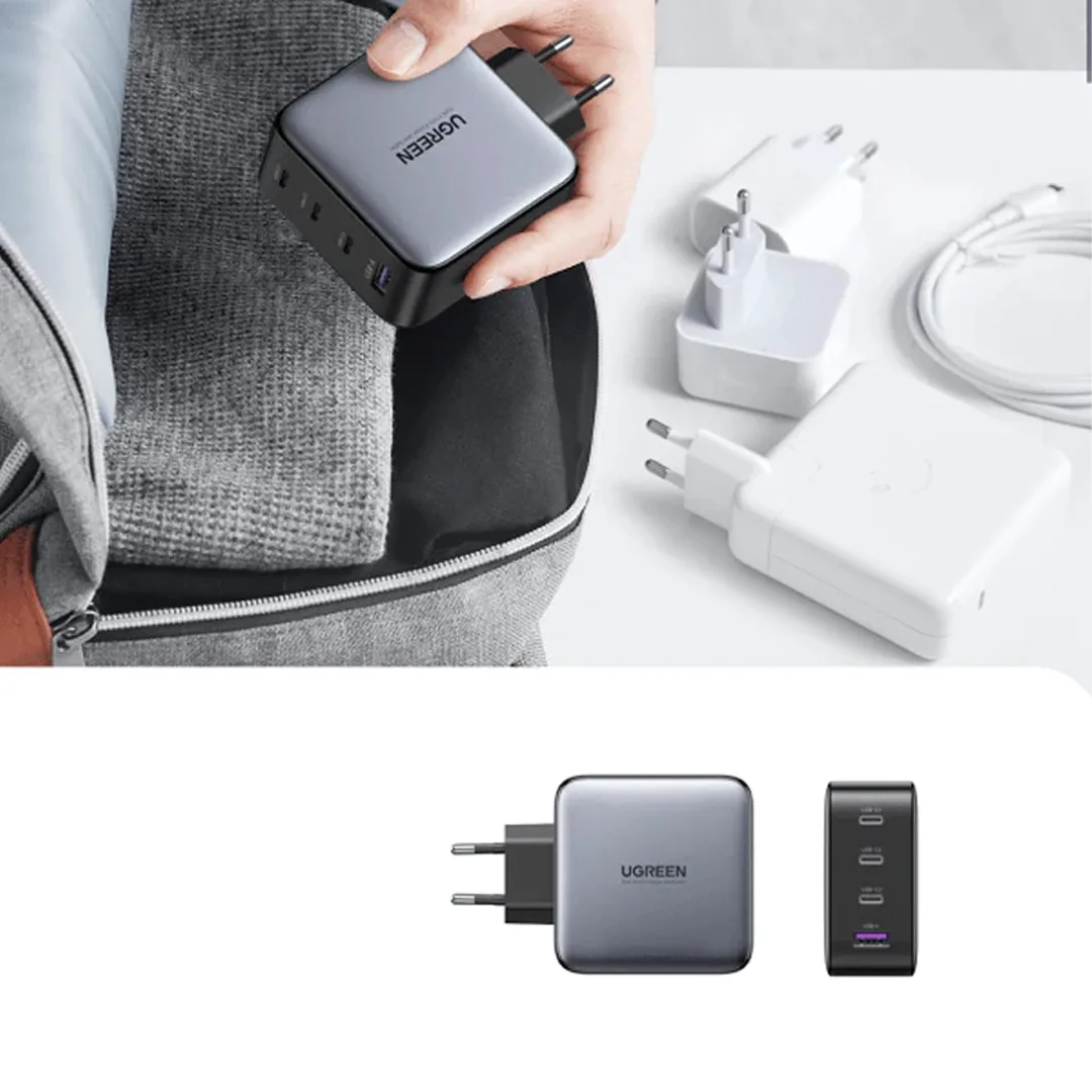 Aдаптера Ugreen Nexode S 100W 4-Port GaN Fast Charger EU X565