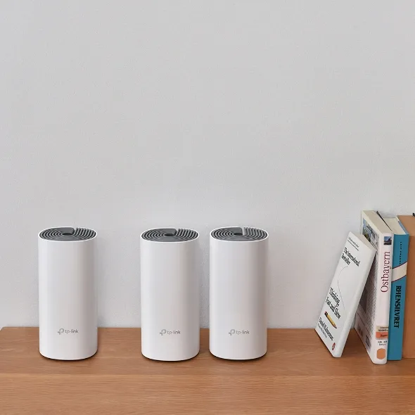 TP-Link - Deco E4 (3-pack) ( AC1200 Whole Home Mesh WiFi System )