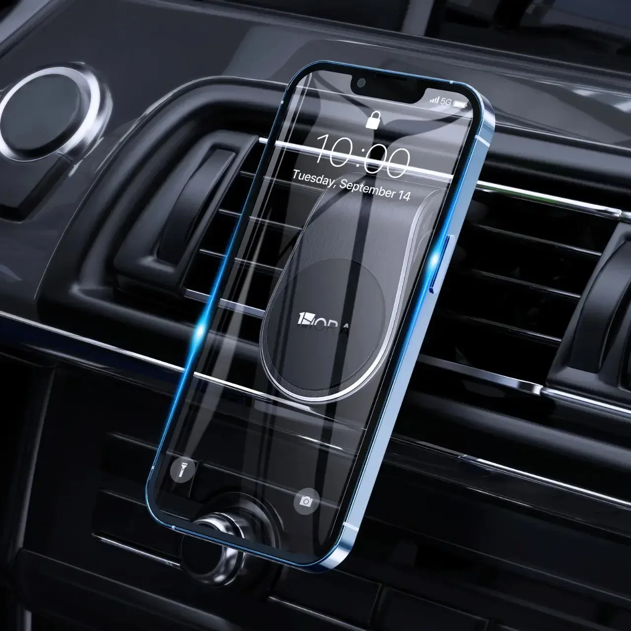 Avtomobil aksesuarı 1HORA Car Magnetic Holder PJ098 Black