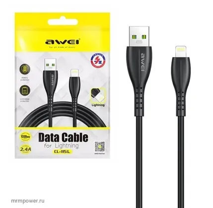 Кабель AWEI CL-115L Lightning USB