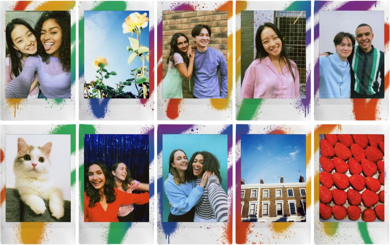 Photo Paper Instax Mini Spray Art 10 sheets