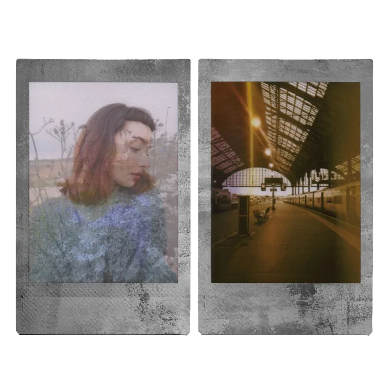 Фотобумага Instax Mini, цвет «камень-серый», 10 листов.