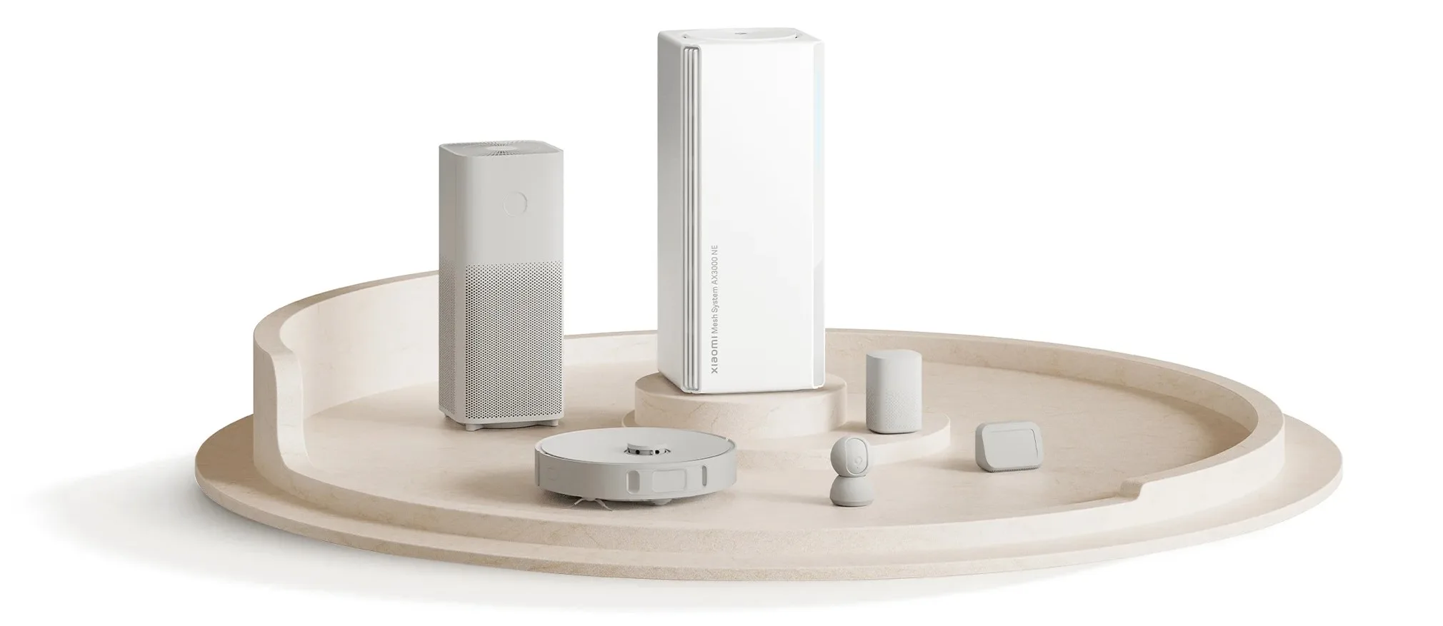 Роутер Xiaomi Mesh System AX3000 NE (2-pack), белый (DVB4458GL)