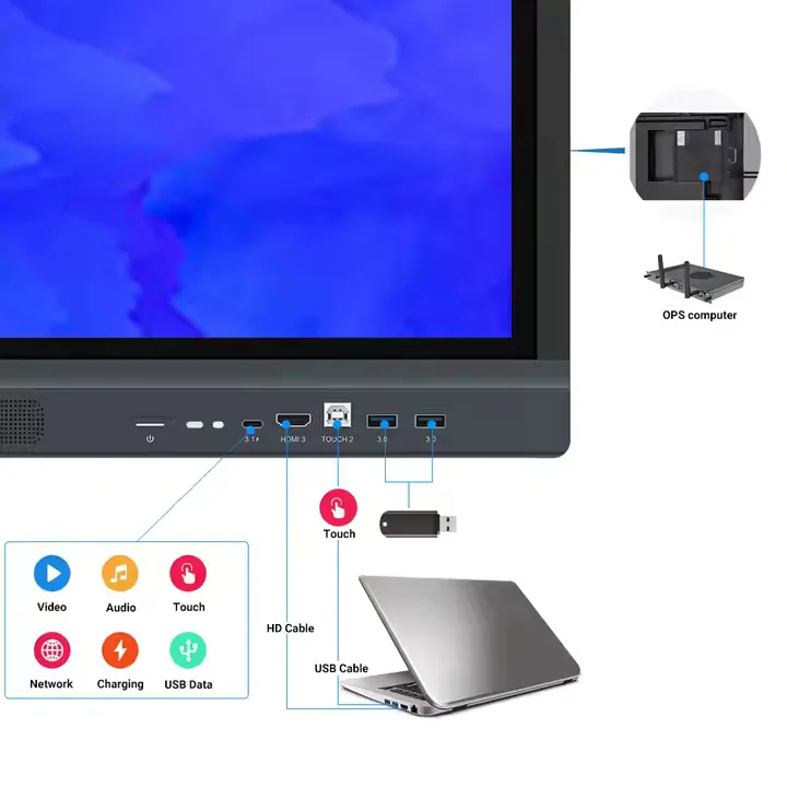 Умная доска BYINTEK D75 с камерой+подставкой