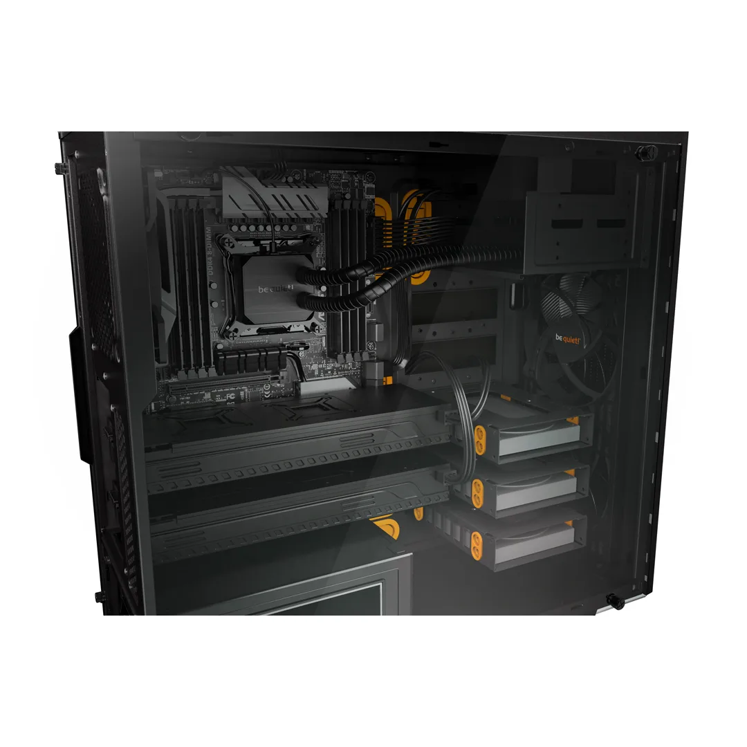 Kompüter korpusu Be quiet! Pure Base 600 Window ATX w/o PSU Orange (BGW20)