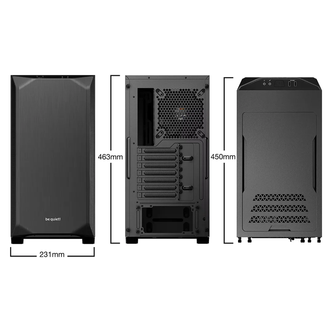 Компьютерный корпус Be quiet! Pure Base 500 Window ATX без блока питания, черный (BGW34)