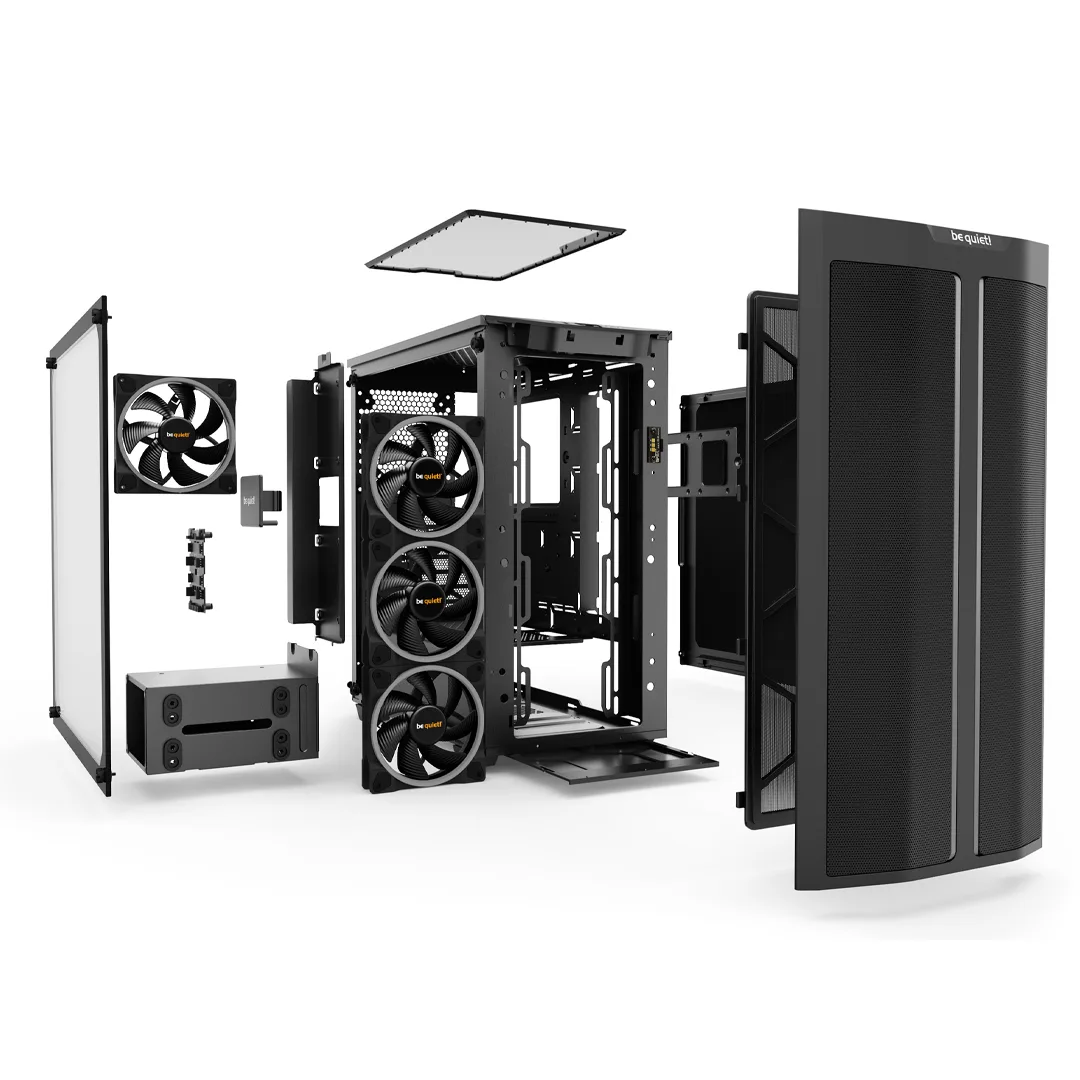 Kompüter korpusu Be quiet! Pure Base 500FX ATX w/o PSU Black (BGW43)