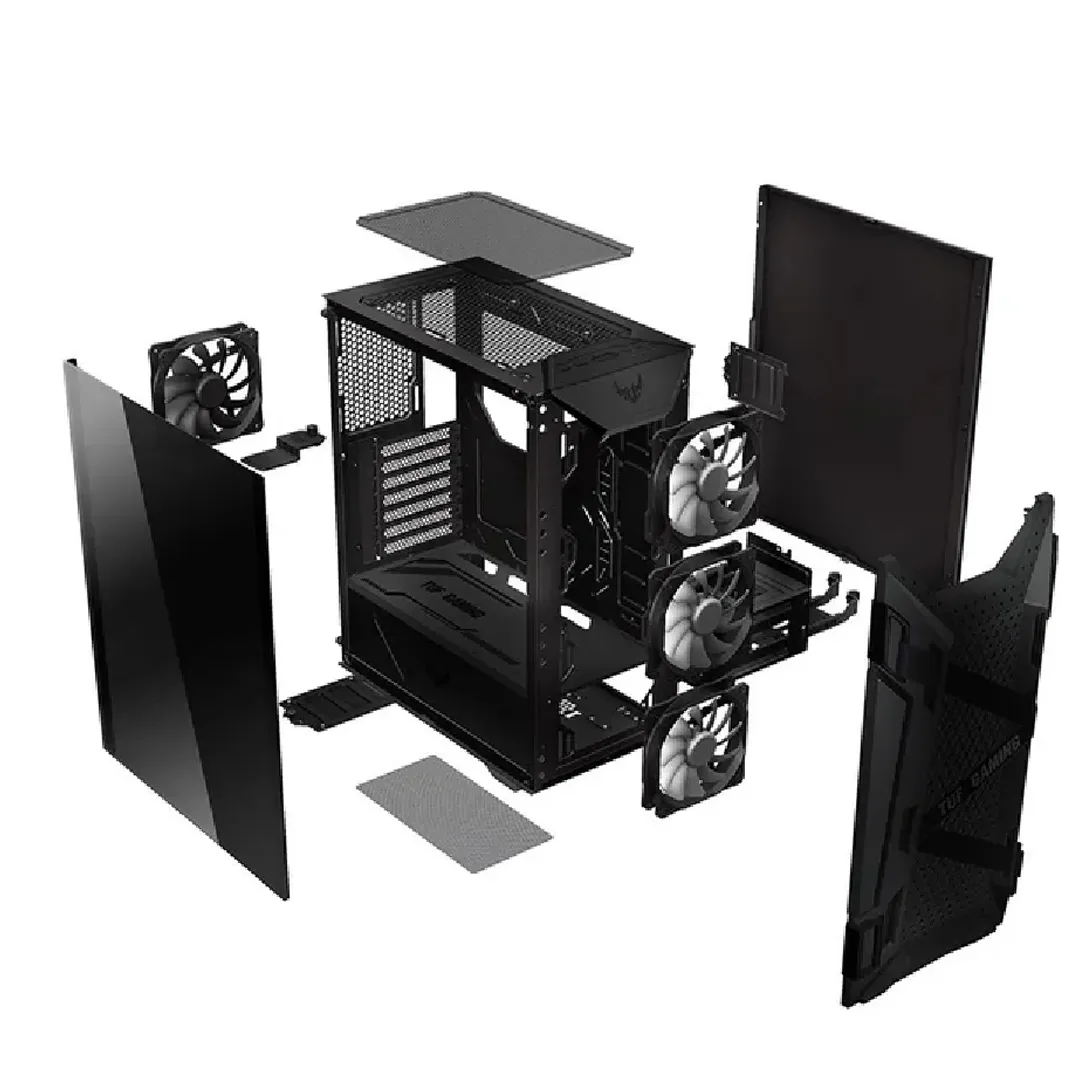 Kompüter korpusu Asus GT301 TUF GAMING CASE Black