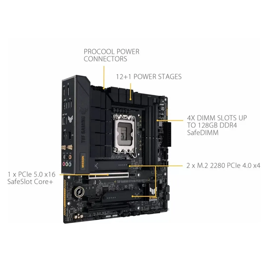 MB ASUS TUF GAMING B760M-PLUS WIFI D4 (90MB1DG0-M0EAY0)