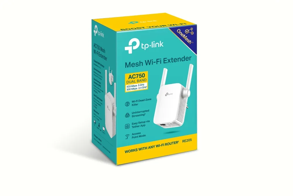 Усилитель сигнала TP-Link RE205 (AC750)