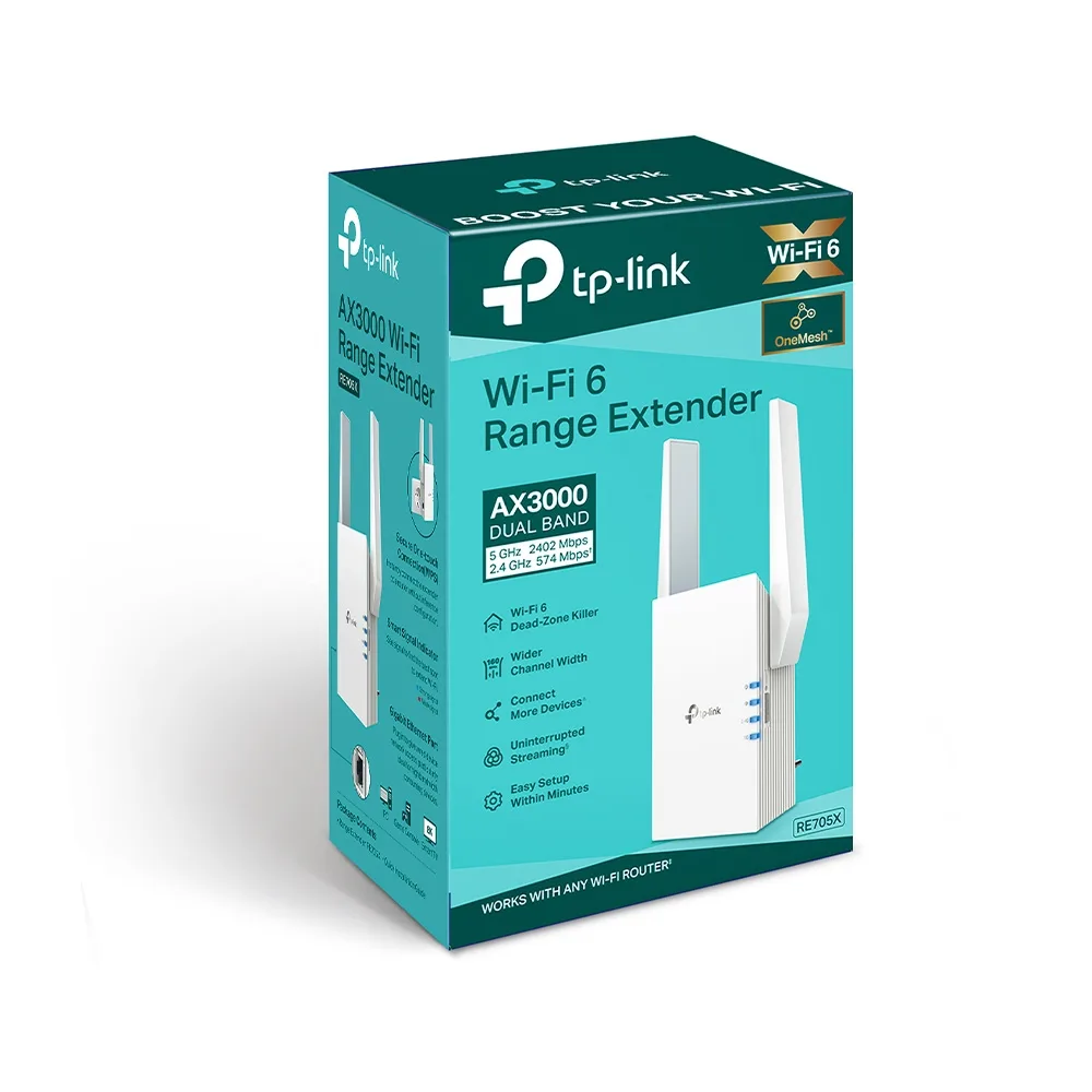 TP-Link - RE705X (AX3000Mesh WiFi 6 Extender)