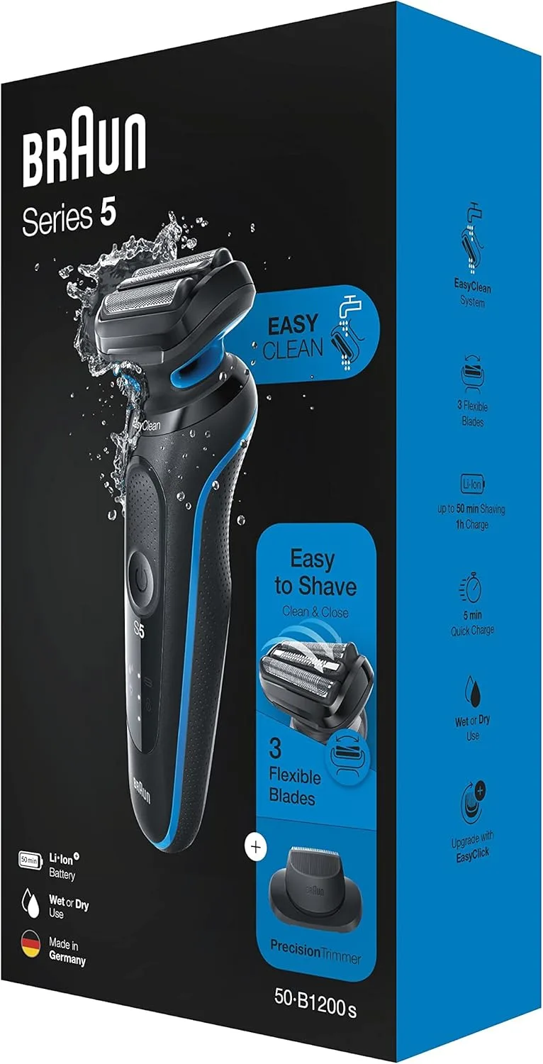 Бритва BRAUN SHAVER 51-B1200s BLU