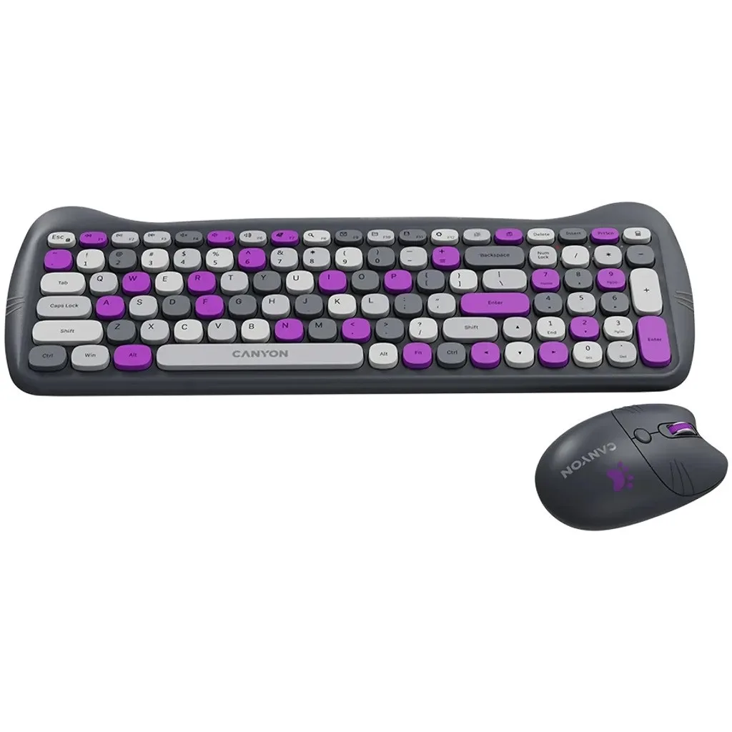 Клавиатура Canyon HSET-W6 Violet (CNS-HSETW6VT)