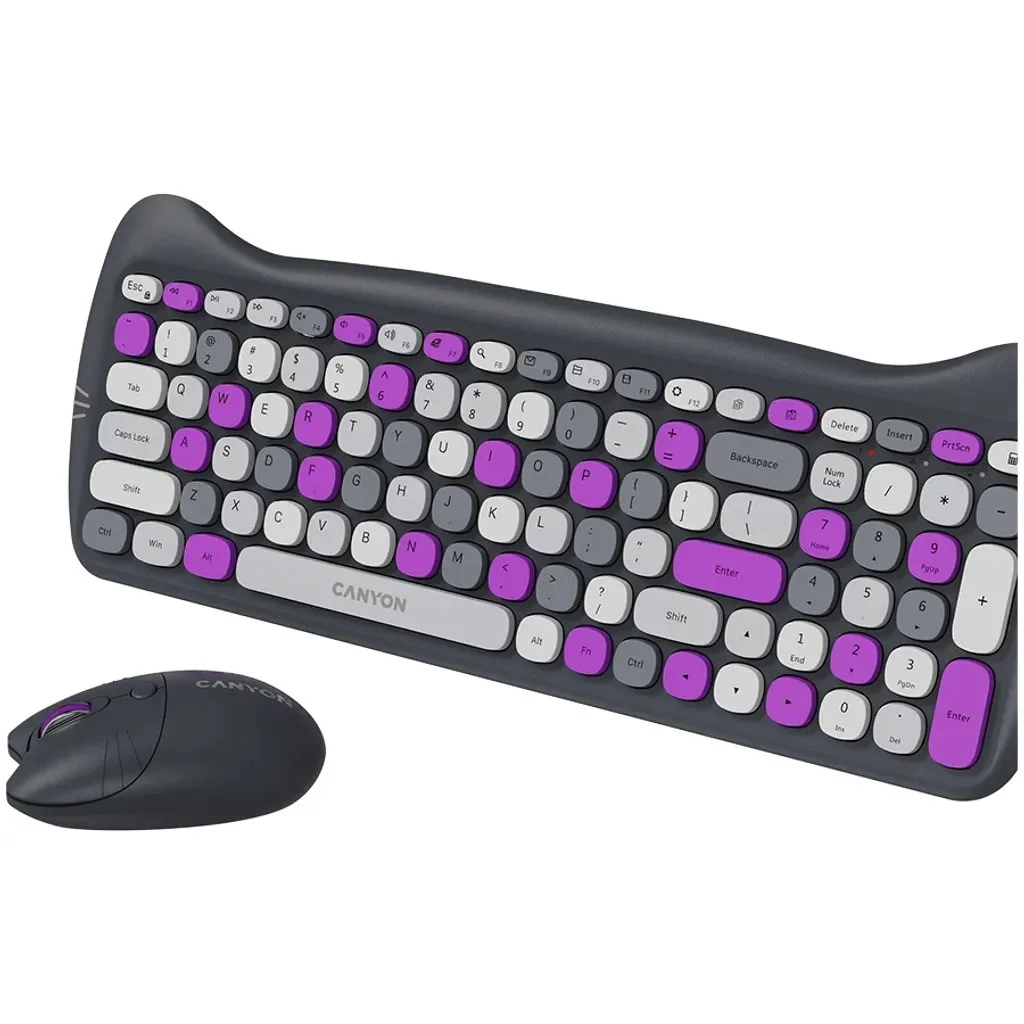 Клавиатура Canyon HSET-W6 Violet (CNS-HSETW6VT)