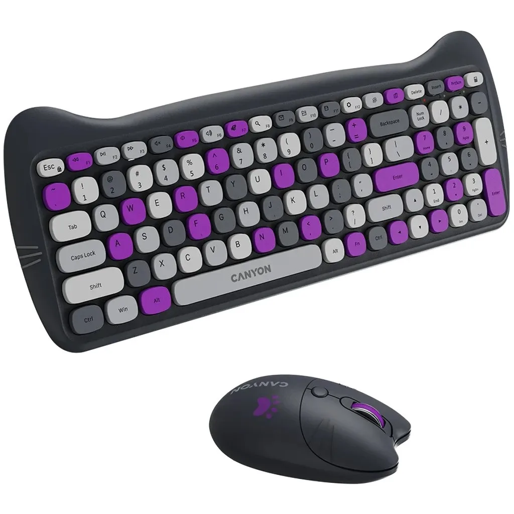Клавиатура Canyon HSET-W6 Violet (CNS-HSETW6VT)