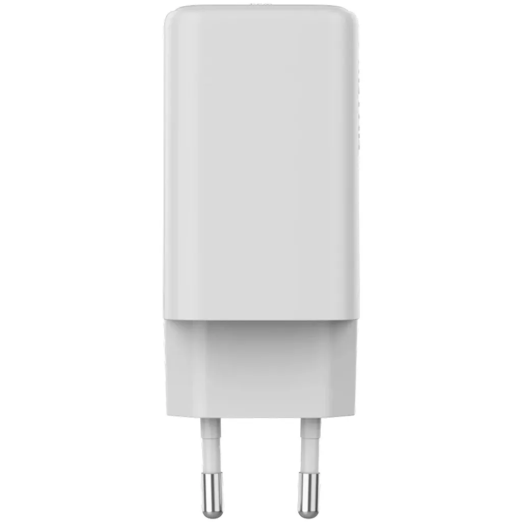 Adapter Başlığı Canyon CU65ACC GaN 65W 2xPD 1xQC EU White