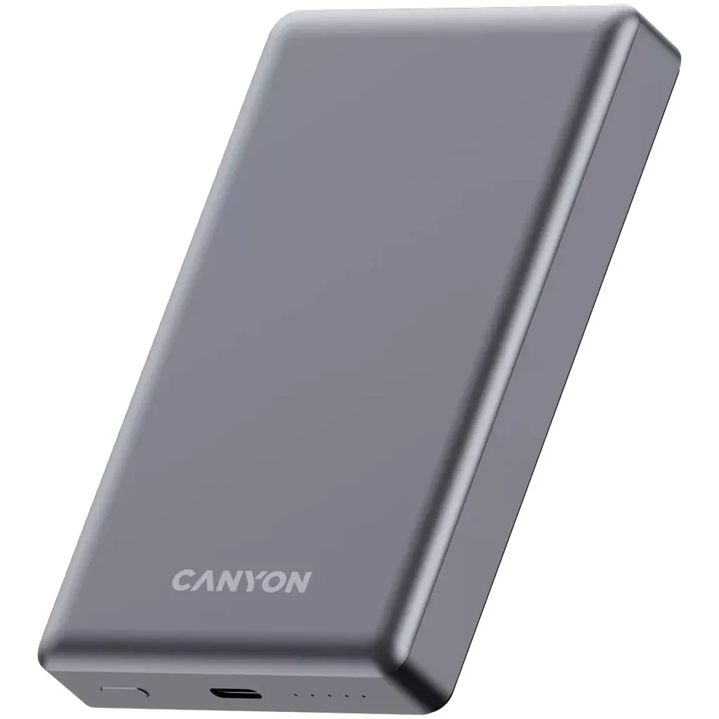 Внешний аккумулятор Canyon OnPower 510 slim Magnetic 10000 mAh PD20W Beige