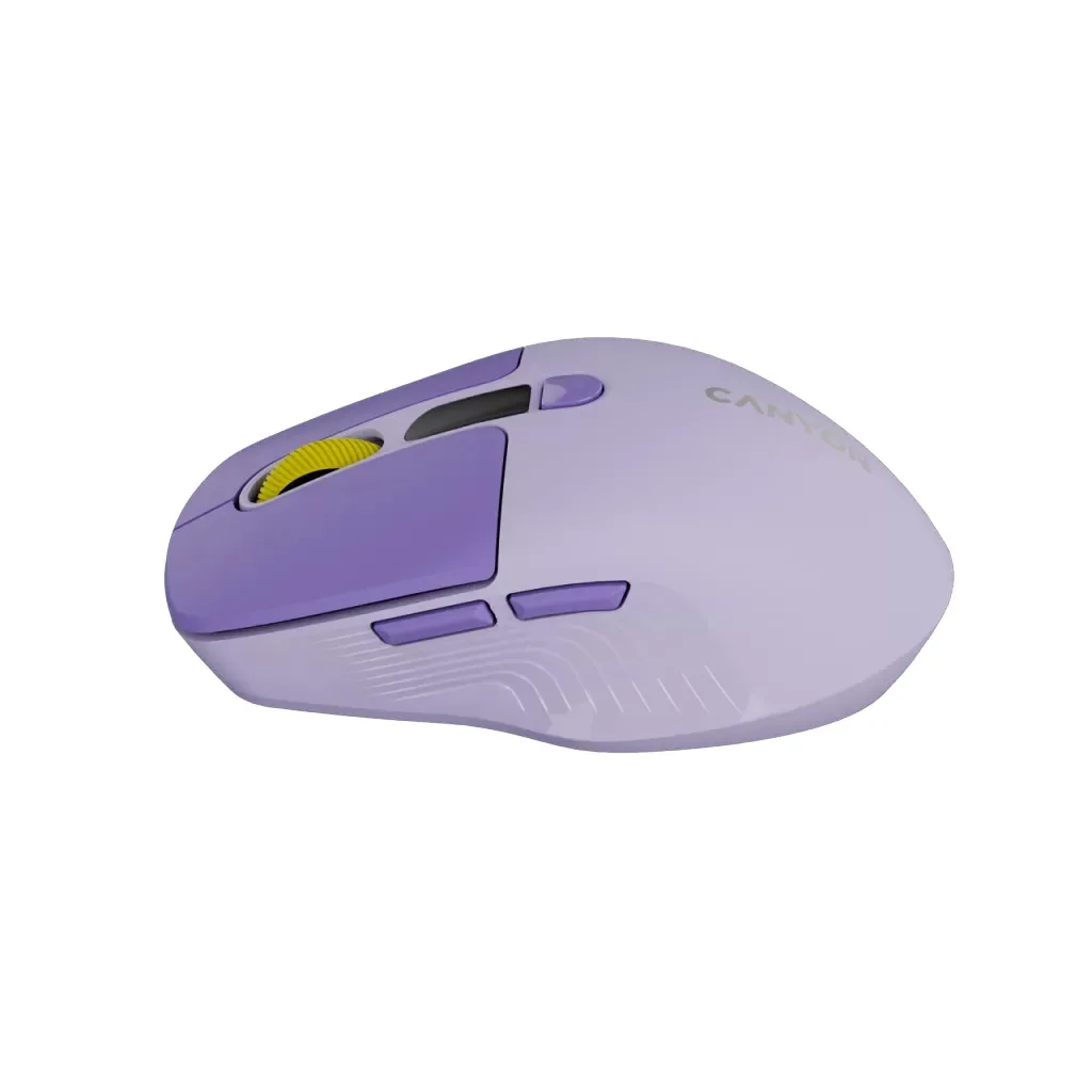 Мышь Canyon MW-26 LCD Silent Dual Mode Wireless Violet